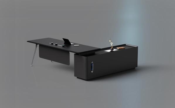 Paint finish office desk